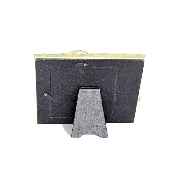 Connoisseur Picture Frame Cats Holds 3.5 x 3.5" Photo Glass Hard Resin - Picture 3 of 4